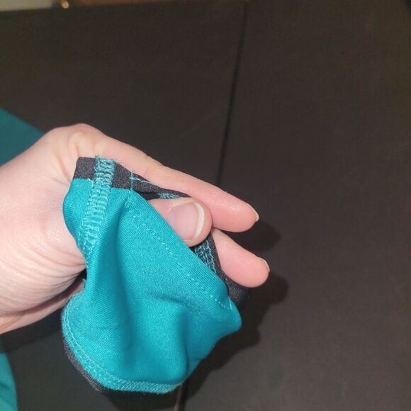 New Zelos Teal Long Sleeve Active Top 0X - Picture 10 of 11